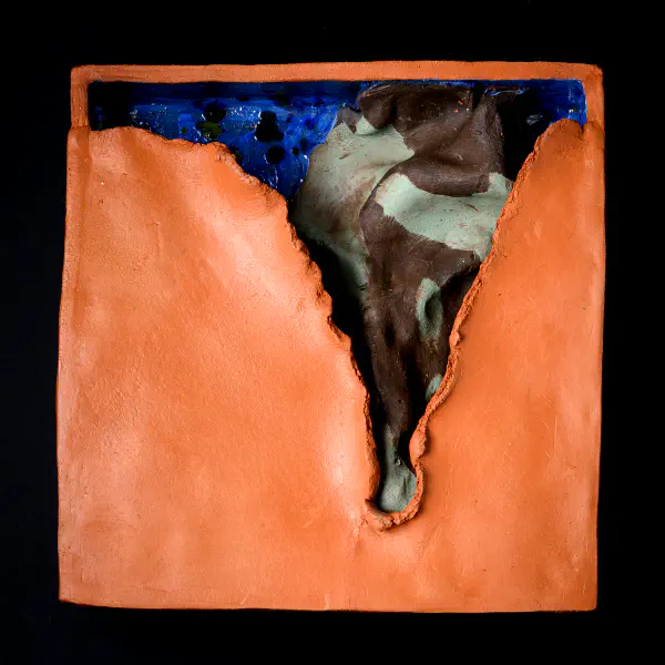 Clay, slip and glaze