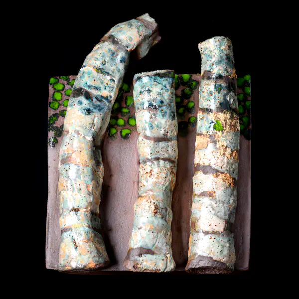 Clay, slip and glaze